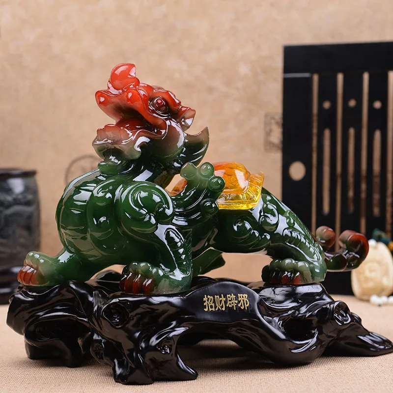 

Tall Resin Brave Troops Bonsai Style Wealth Luck Feng Shui Bring Wealth Luck Home Decor Birthday