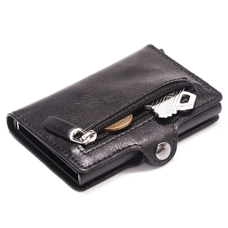 ZOVYVOL Rfid Portemonnee Mannen Geld Bag Mini Purse Man Aluminium Card Portemonnee Kleine Clutch Lederen Portemonnee Dunne Portemonnee carteras 2019