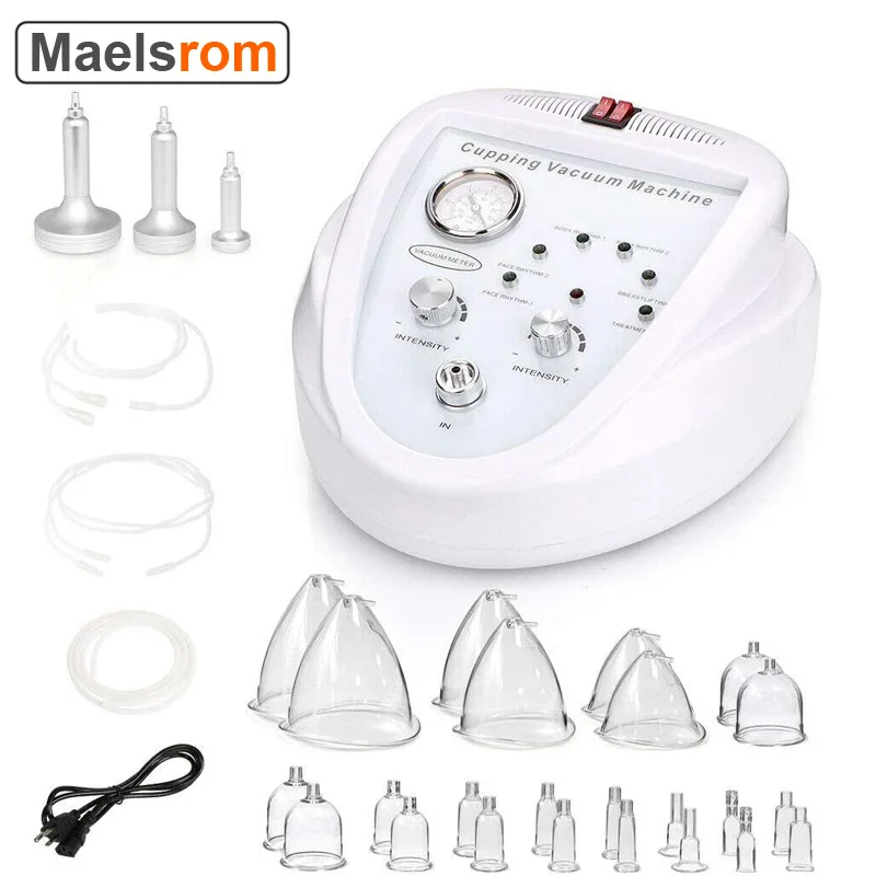 

Breast Enlargement Machine Butt Lifting Vacuum Therapy Cellulite Cupping Scrapping Massager For Guasha Skin Tightening Dropship