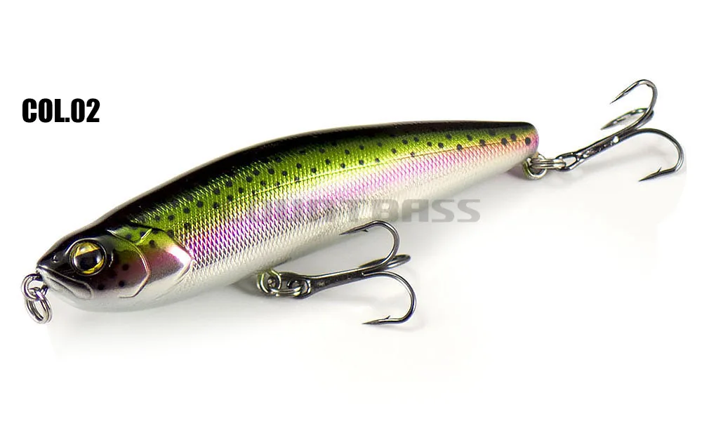 Countbass Floating Hardbaits 100 mm 3-15/16 Zoll 19 g 43/64 oz., Topwater Angelköder Bleistift Leurre Surface Popper Wobbler – Detail 7