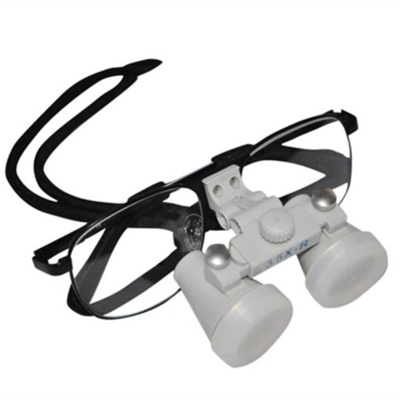 

Dental Medical Surgery Dual Lens Magnifier 3.5X Portable Spectacle Magnifier with LED Headlight