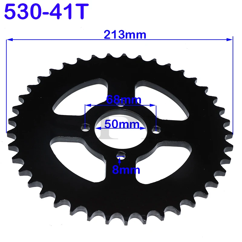 Motorcycle rear sprocket 530 chain, 28T / 32T / 37T / 41T suitable for ATV Quad Pit cross-country motorcycle chain ring