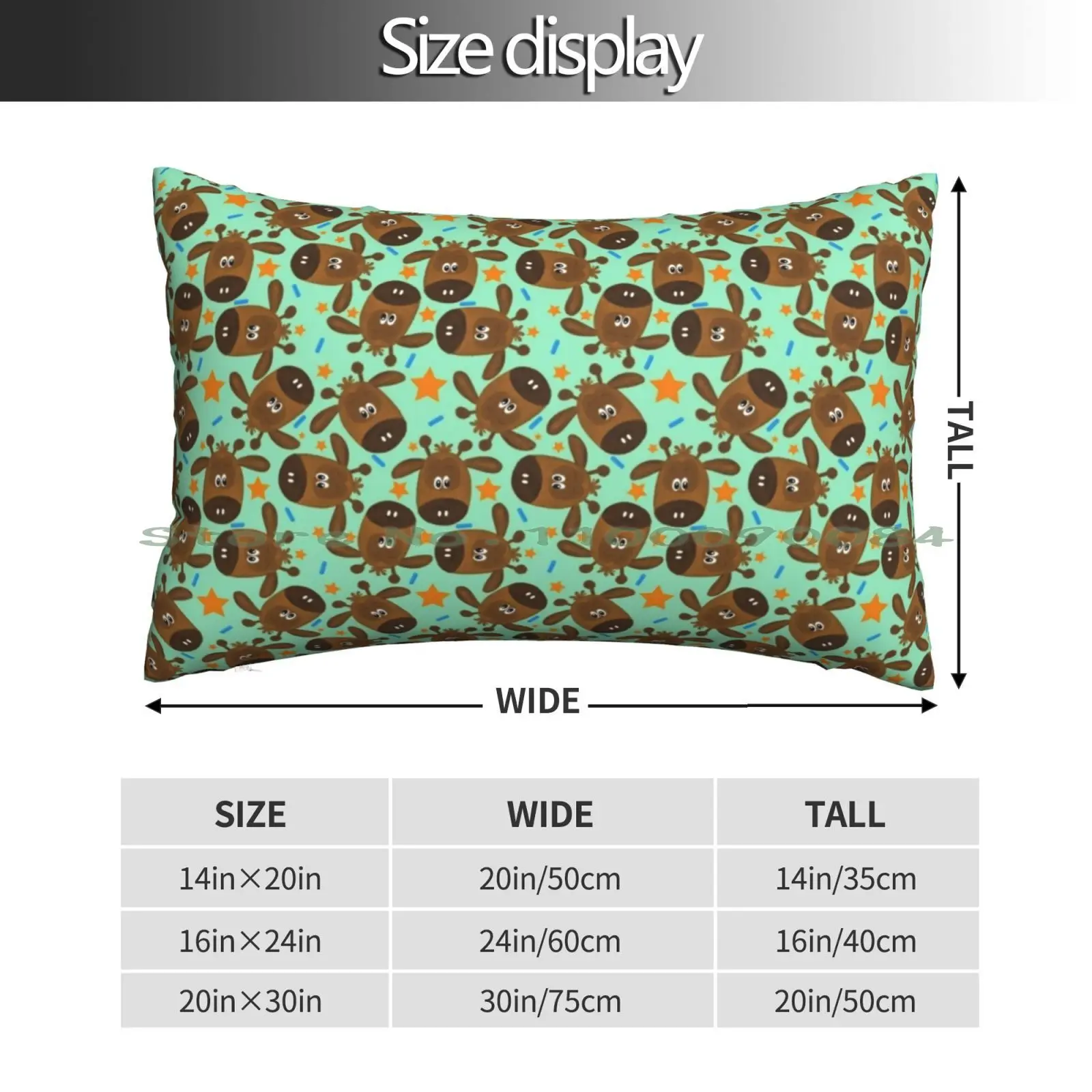 Giraffe Head Pattern Design Pillow Case 20x30 50*75 Sofa Bedroom Jimin Jungkook Kpop Jhope Taehyung Rap Monster Hoseok Seokjin