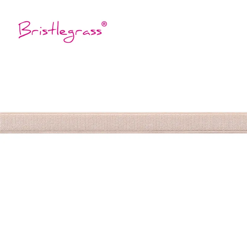 BRISTLEGRASS 2 5 10 Yard 3/8" 10 mm glänzender Nylon-BH-Träger, elastisches Spandex-Satinband, Schulterband, Unterwäsche, Dessous, Nähbesatz – Detail 16