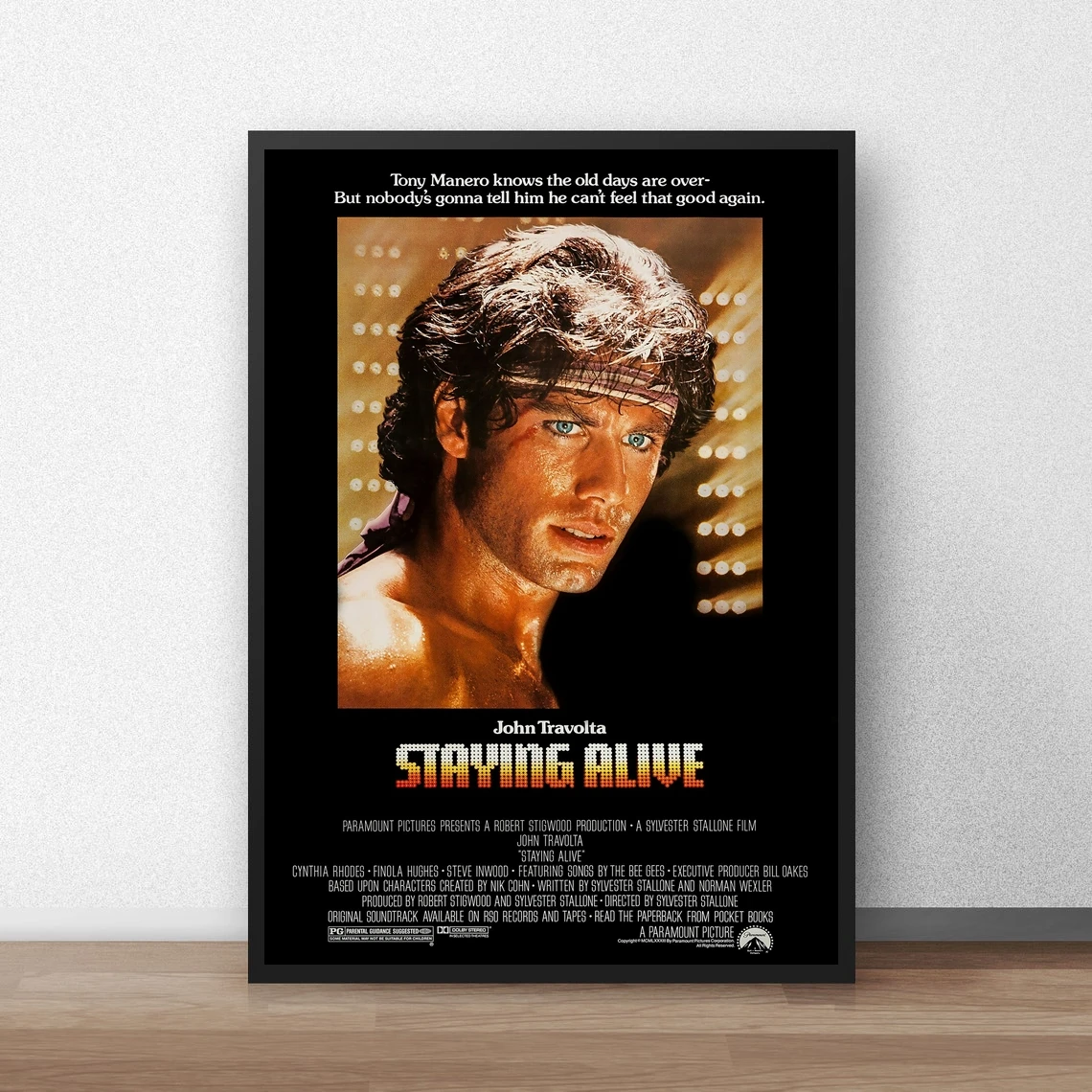 Staying Alive Movie Poster Canvas Art Print Home Decoration Wall Painting ( No Frame )