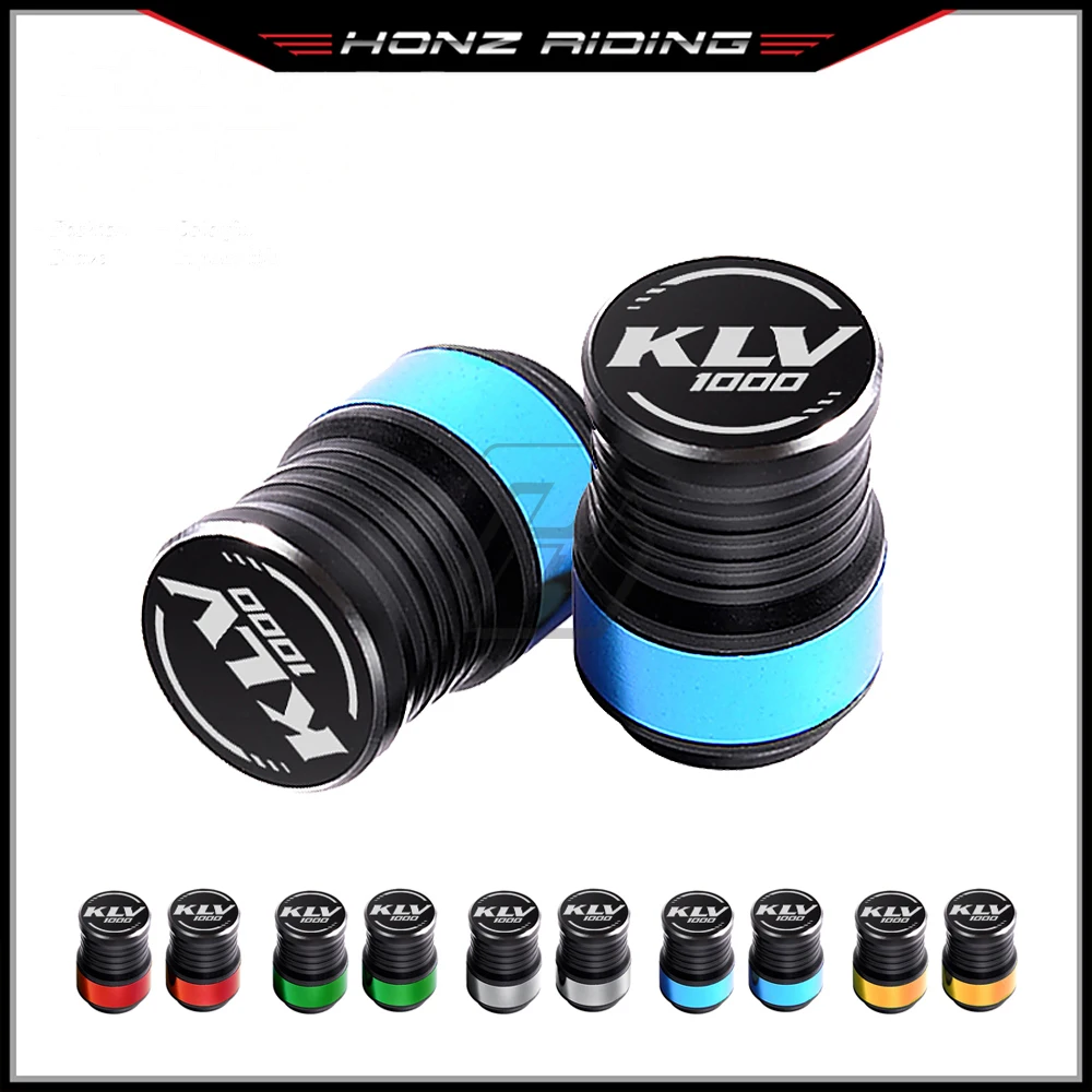 For Kawasaki KLV1000 KLV 1000 Rim Motorcycle Accessories Wheel Tire Valve Caps Covers