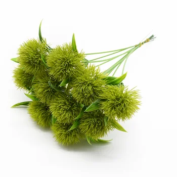 5pcs Plastic Dandelion Vase for Home Decoration Accessories Wedding Decorative Flower Household Products Artificial Plants Cheap