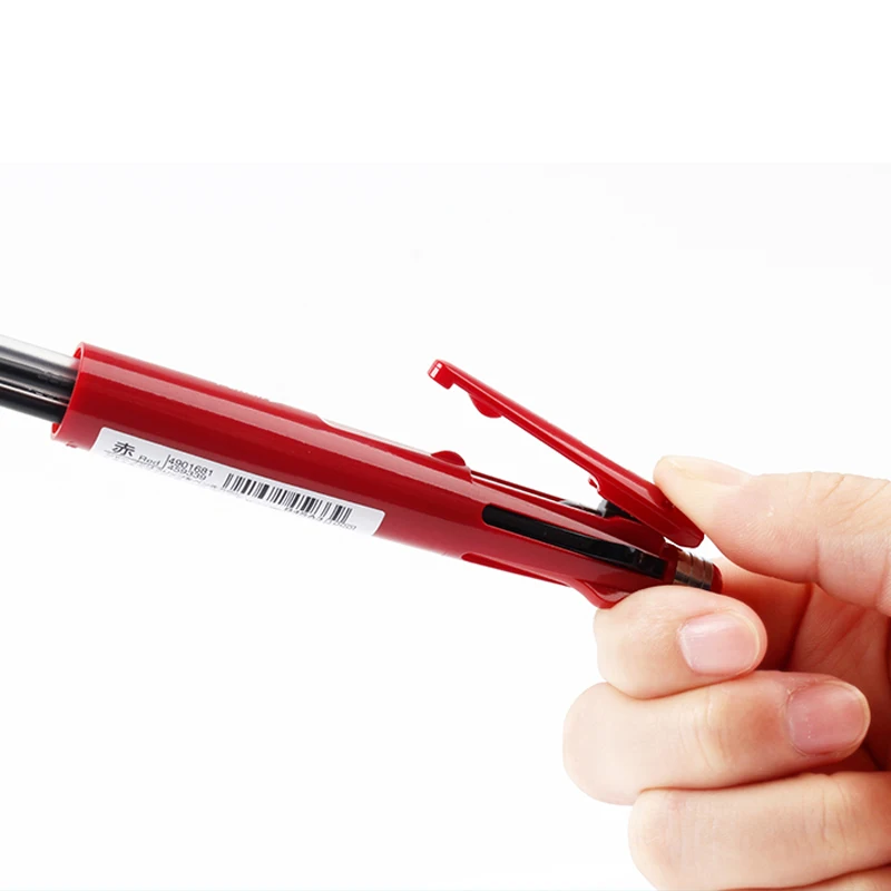 One Piece Zebra B4SA3 Clip-On 4 Color 0.7 mm Ballpoint Multi Pen (Black, Blue, Red, Green) + 0.5 mm Pencil
