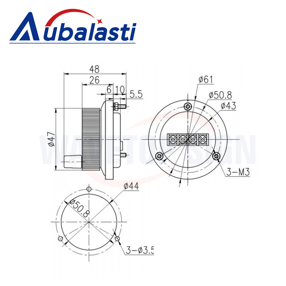 Aubalasti نك نبض عقارب Dia.60mm 80 مللي متر نبض 100 DC5V 6 دبابيس 4 دبابيس ل ماكينة بتحكم رقمي بالكمبيوتر دليل نبض التشفير جينيراتو