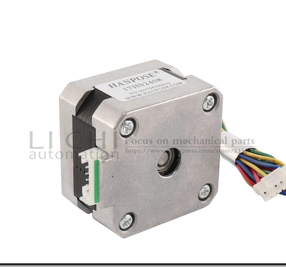 Hochdrehmoment-Zertifizierter 17HS2408 4-Leiter 42 Motor 42BYGH 0,6A 12N.CM CNC Laser- und 3D-Drucker-Motor Nema17 Schrittmotor – Detail 16
