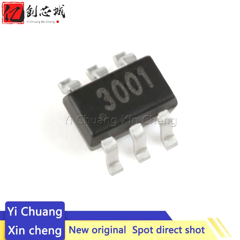 

10PCS New and original SGM3001XC6/TR silk screen 3001 SC-70-6 single pole double throw analog signal switch