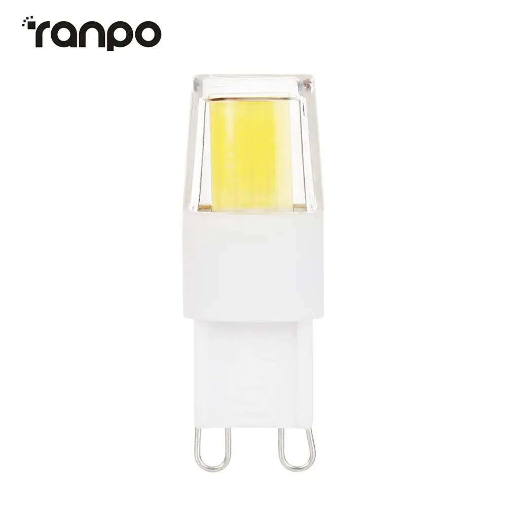 Imagem -02 - Mini Lâmpada Cob de Silicone g9 Lâmpada Lustre de Cristal de Cerâmica 4w 6w 110v 220v Substitui a Lâmpada de Halogênio com 10 Peças