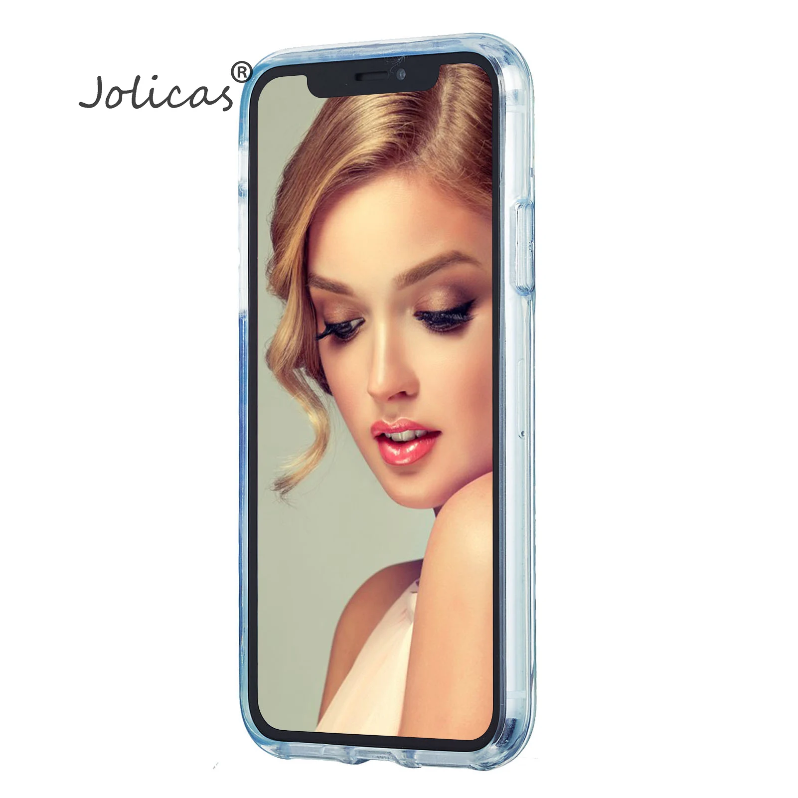 New Phone Accesories Cover For etui Apple iPhone X Plain Carcasa Soft IMD Cases Bag Apple iPhone coque XS X Max XR Glitter Case