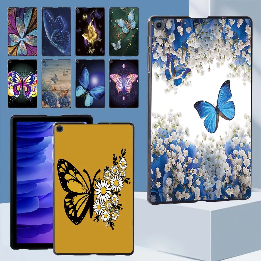 Butterfly Pattern Hard Shell Case Cover for Samsung Galaxy Tab A7 10.4