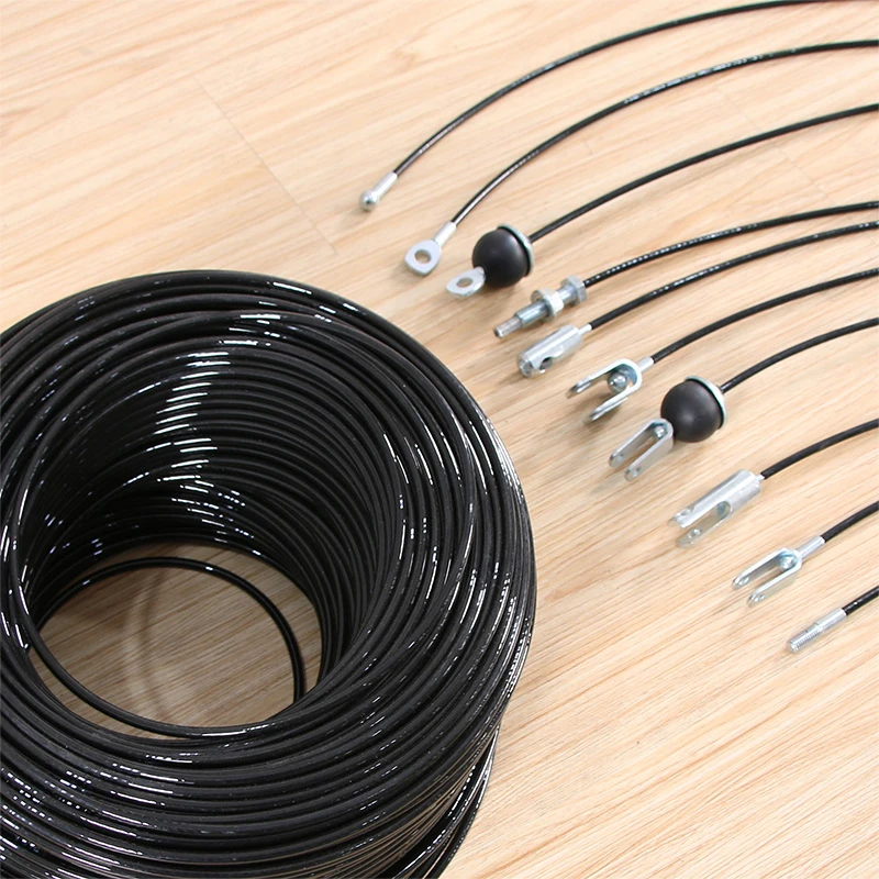 Steel Wire Accessories Gym Fitness Equipment 5mm/6mm Wire Rope Joints Anaerobic Exercise Metal Limit Ball Hollow Screw Terminals