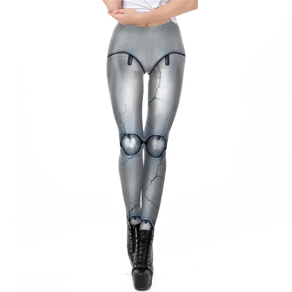 FCCEXIO Skeleton Print Leggings Cosplay Sexy Dünne Frau Hosen Naht Elastische Jeggings Leggings 3D Druck Holloween frauen Hosen