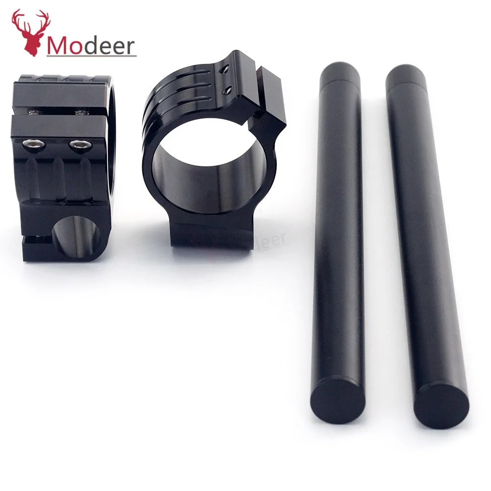 

Motorcycle Clip On Ons Fork Handlebar Racing Adjustable CNC 37/38/41/43/45/46/48/50/51/52/54 mm Handlebars Handle Bar Cafe Racer