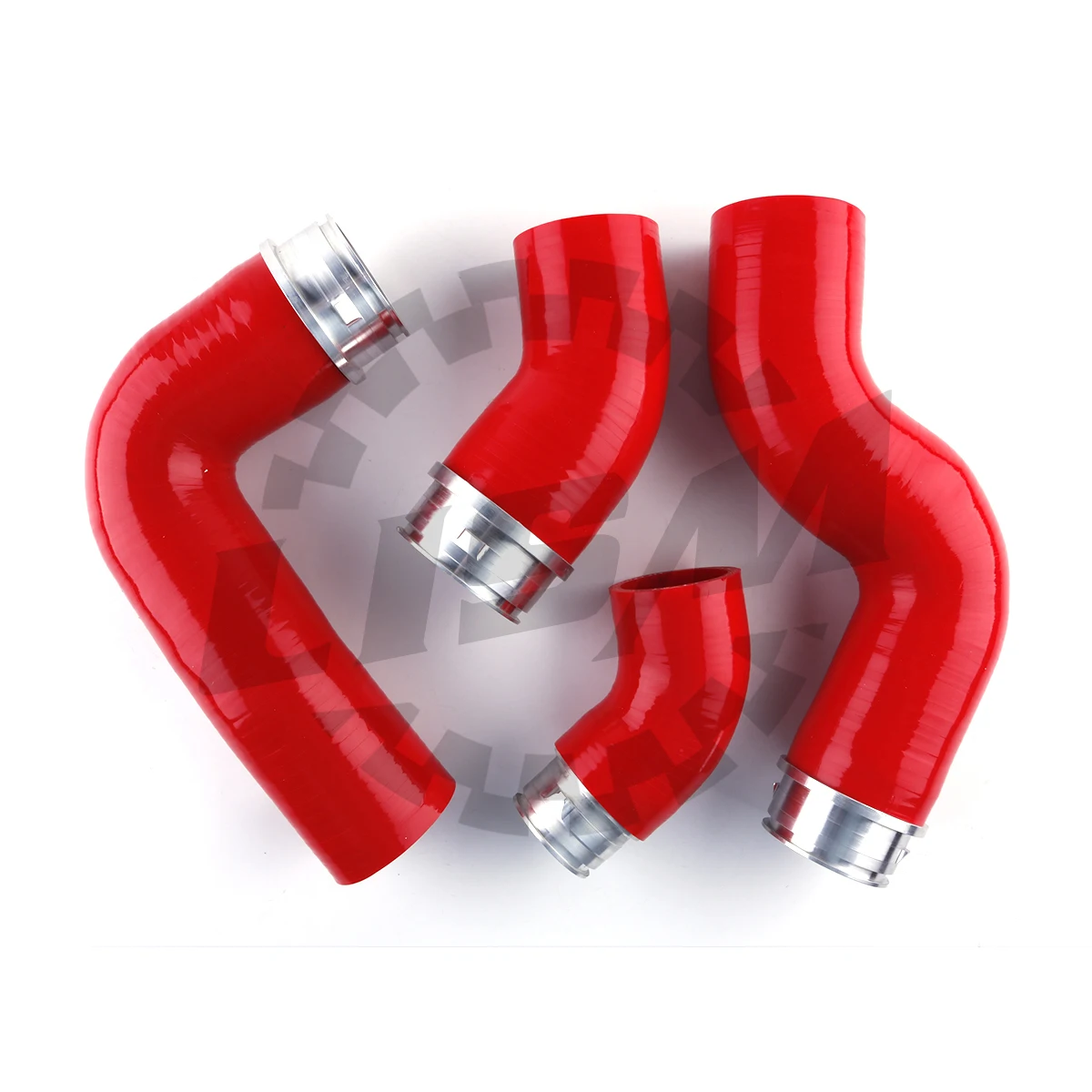 4PCS For 2004-2009 Volkswagen VW Golf GTI MK5 Jetta GLI Audi A3 8P 2.0T FSI 4-ply Silicone Intercooler Turbo Boost Hose Tube Kit