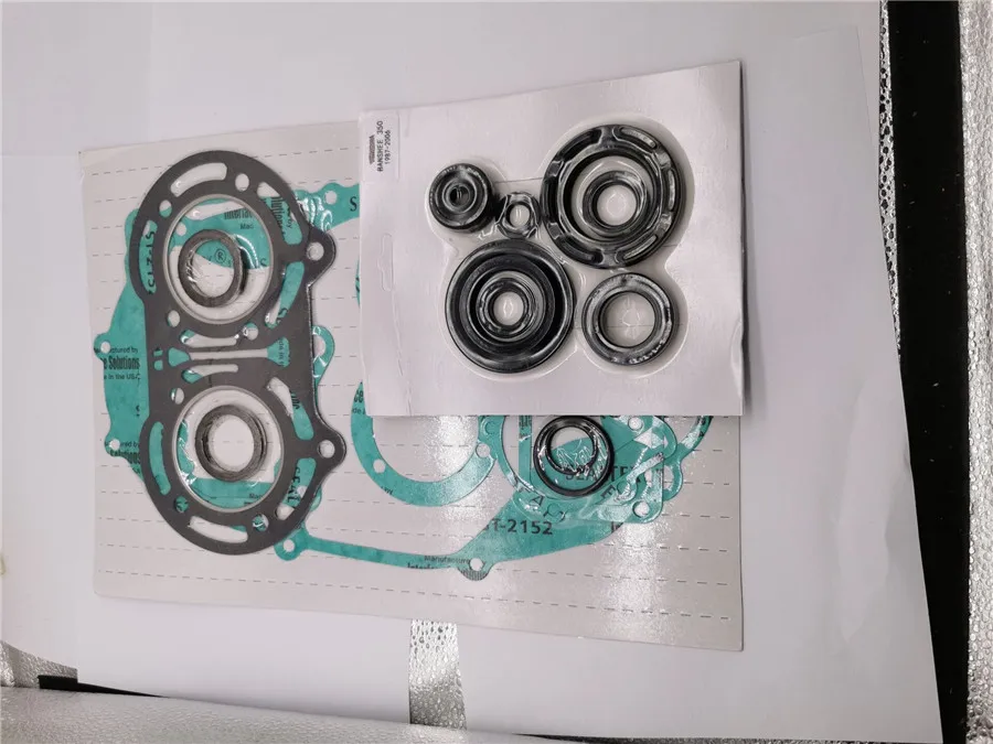 Engine Gasket Set With Oil Seals Complete Kit for Yamaha Banshee 350 YFZ350 1987-2006