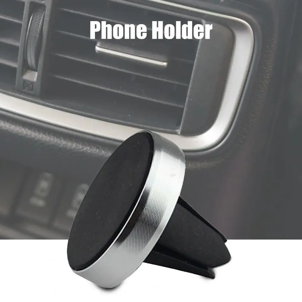 Phone Mount Easy to Use Non-scratching Round Car Stand Magnet Cellphone Bracket for SUV