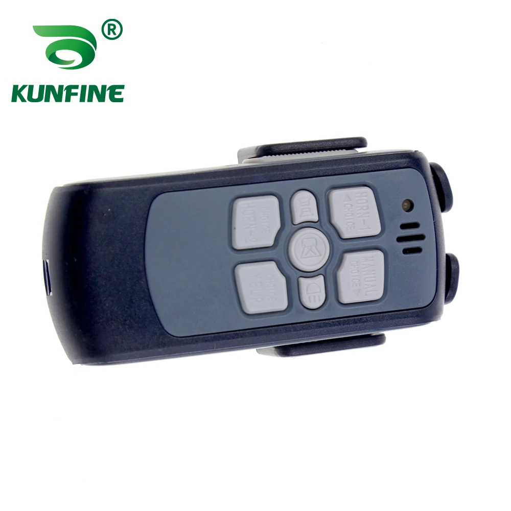 KUNFINE Federal Signal 400W wireless car siren 10 tones with Microphone 2 light switches  without speaker