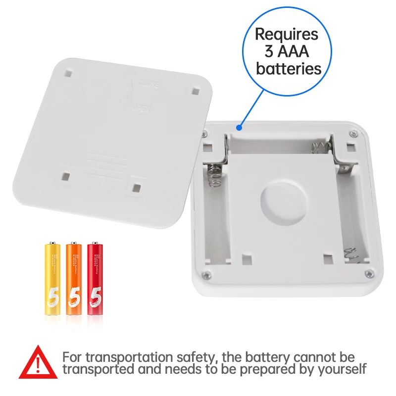 Imagem -05 - Lâmpada Noturna Led com Sensor de Movimento Luz Noturna Resistente a Pilhas para Banheiro Cabeceira para Sala Corredor para Entrada do Vaso Sanitário