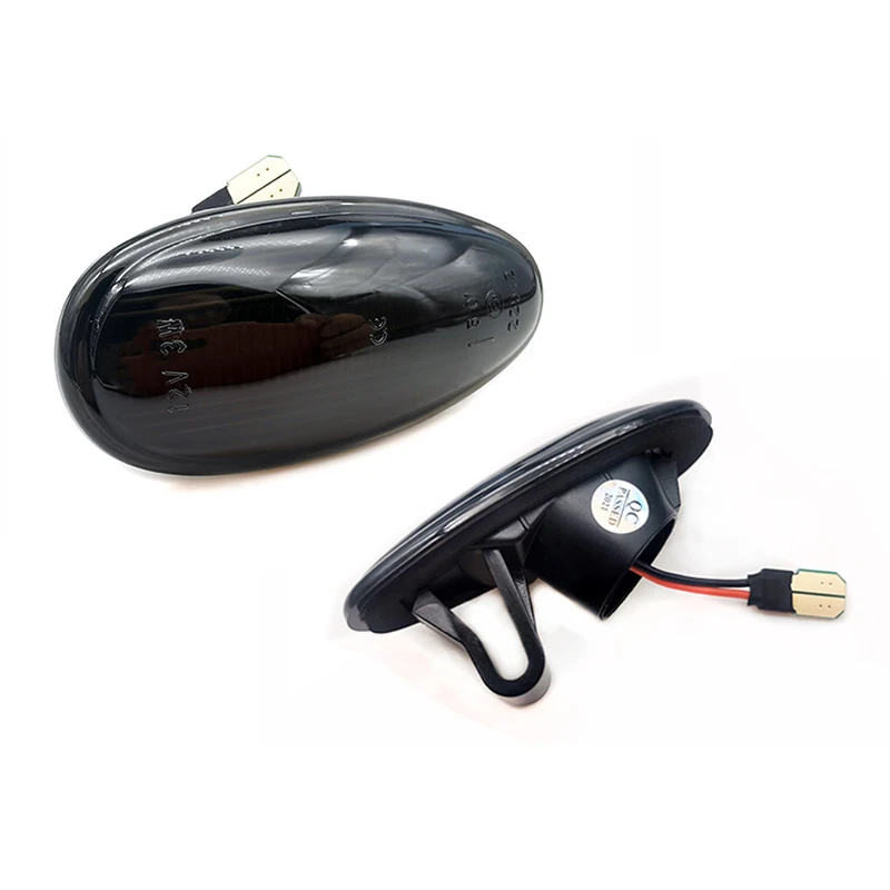 2pcs Dynamic LED Front Fender Side Marker Light Tuan Signal Lamps For Mitsubishi Eclipse Outlander I-Miev Pajero Galant Lancer