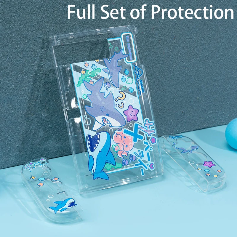 Switch Transparent Crystal Case for Nintendo Switch Soft Cover Housing NS Game Console Protective Case For Nintendo Switch