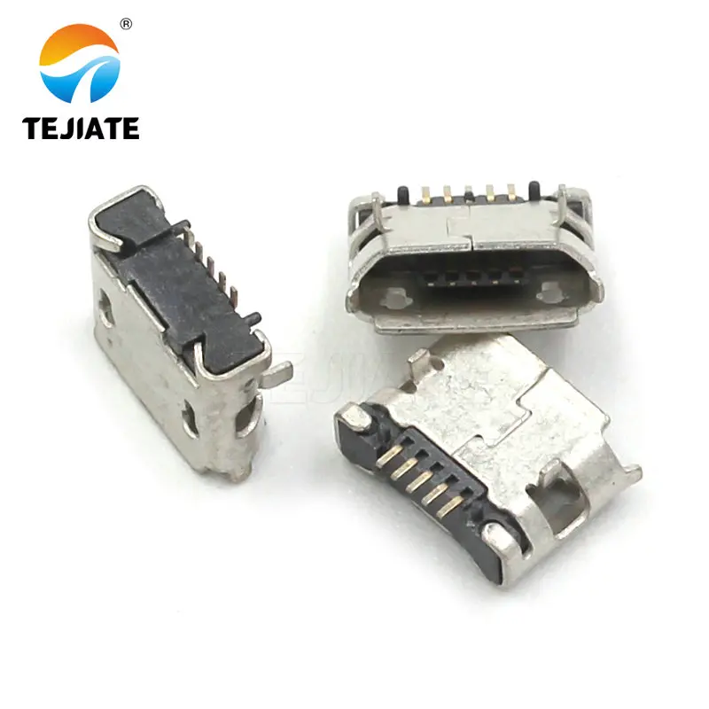Bộ 50 Micro-USB Ổ Cắm MK5P Nữ-Ổ Cắm/Nam-Cắm Paster/Thẳng-Lắp Loại cắm Giao Diện