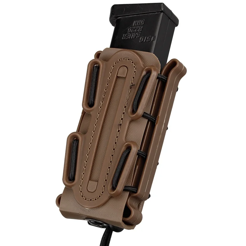 9mm Tactical Fast Mag Pouch Soft Shell Fastmag Carrier Molle Belt Clip Hunting Airsoft Pistol Magazine Holster Vest Pouches