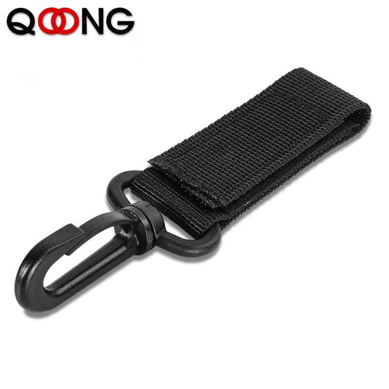 2021 Multi-function Nylon Belt Waistband key Ring High Density Velcro Key Chain Removable Durable Hanging Buckle Keychain H43