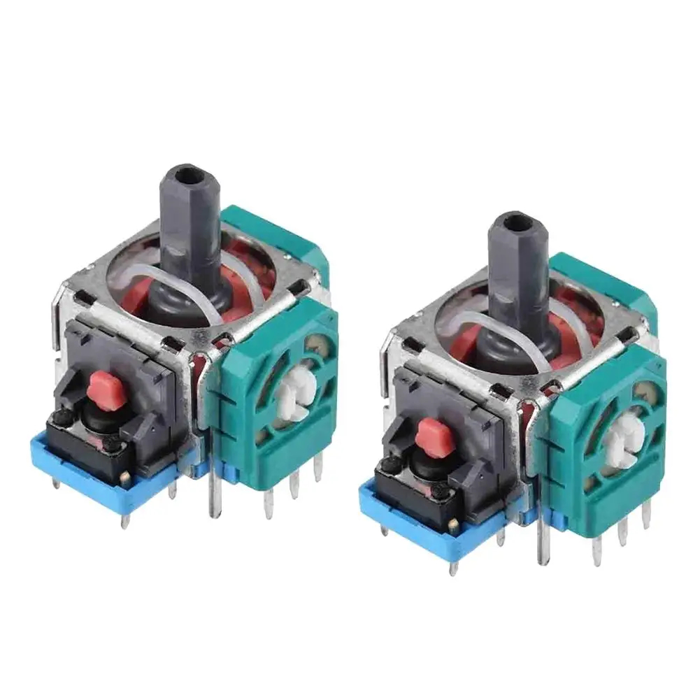 استبدال عصا التحكم التناظري ثلاثي الأبعاد ، وحدة الاستشعار ، مقياس الجهد للتحكم ، لوحة الألعاب ، أجزاء إصلاح عصا الإبهام ، 2: