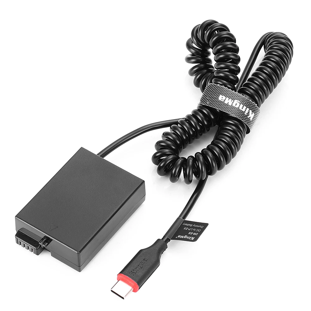 KingMa LP-E8 imitacja baterii z rodzaj USB-C Adapter do canona EOS 700D 650D 600D 550D pocałunek X4 X5 X6 T2i T3i T5i kamery