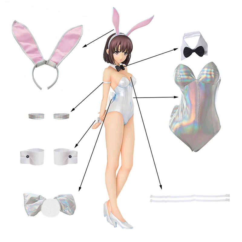 

Megumi Kato/Utaha Kasumigaoka Bunny Girl Cosplay Halloween Sexy Costume Anime Saenai Heroine no Sodatekata Costume Jumpsuit