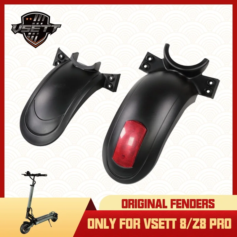 Original VSETT Front & Rear Fender Only for VSETT 8 Z8PRO ZERO 8 PRO Electric Scooter Mudguard Wheel Cover Tyre hugger Guard