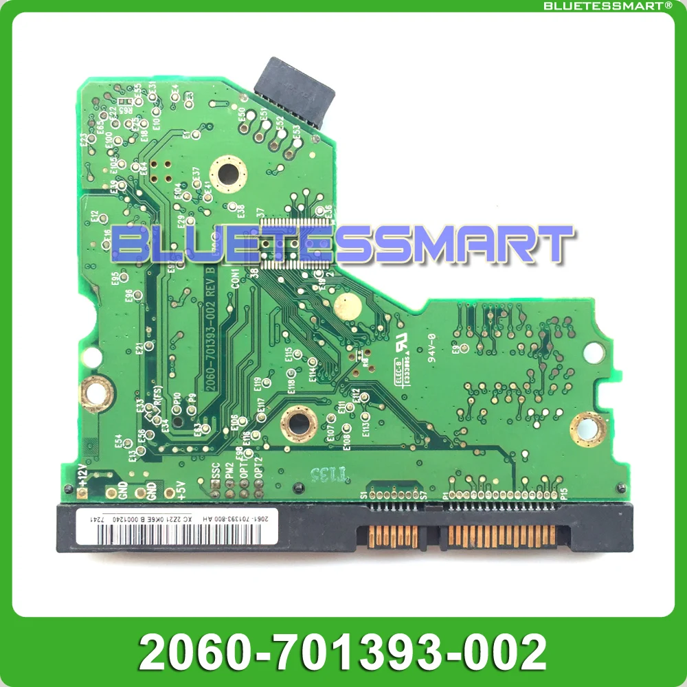 HDD PCB logic board 2060-701393-002 REV B for WD 3.5 SATA hard drive repair data recovery