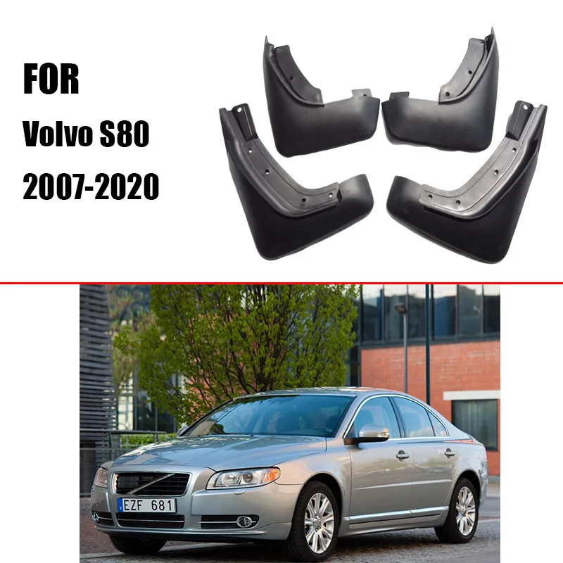 for volvo s80 Mud flaps mudguards fender S80 Mud flap splash Guard Fenders Mudguard car accessories Front Rear 4 pcs