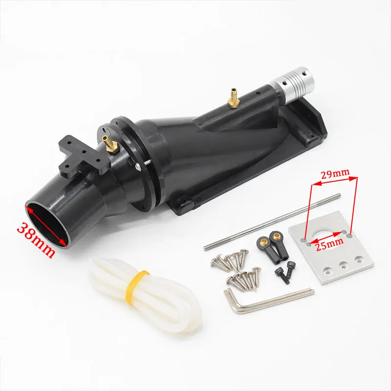 Rc Jet Boat 40mm Water Thruster High Speed Motor Jet Pump Sprayer With 4/5/6mm Coupling For DIY Rc Boat Length 80cm to 120cm