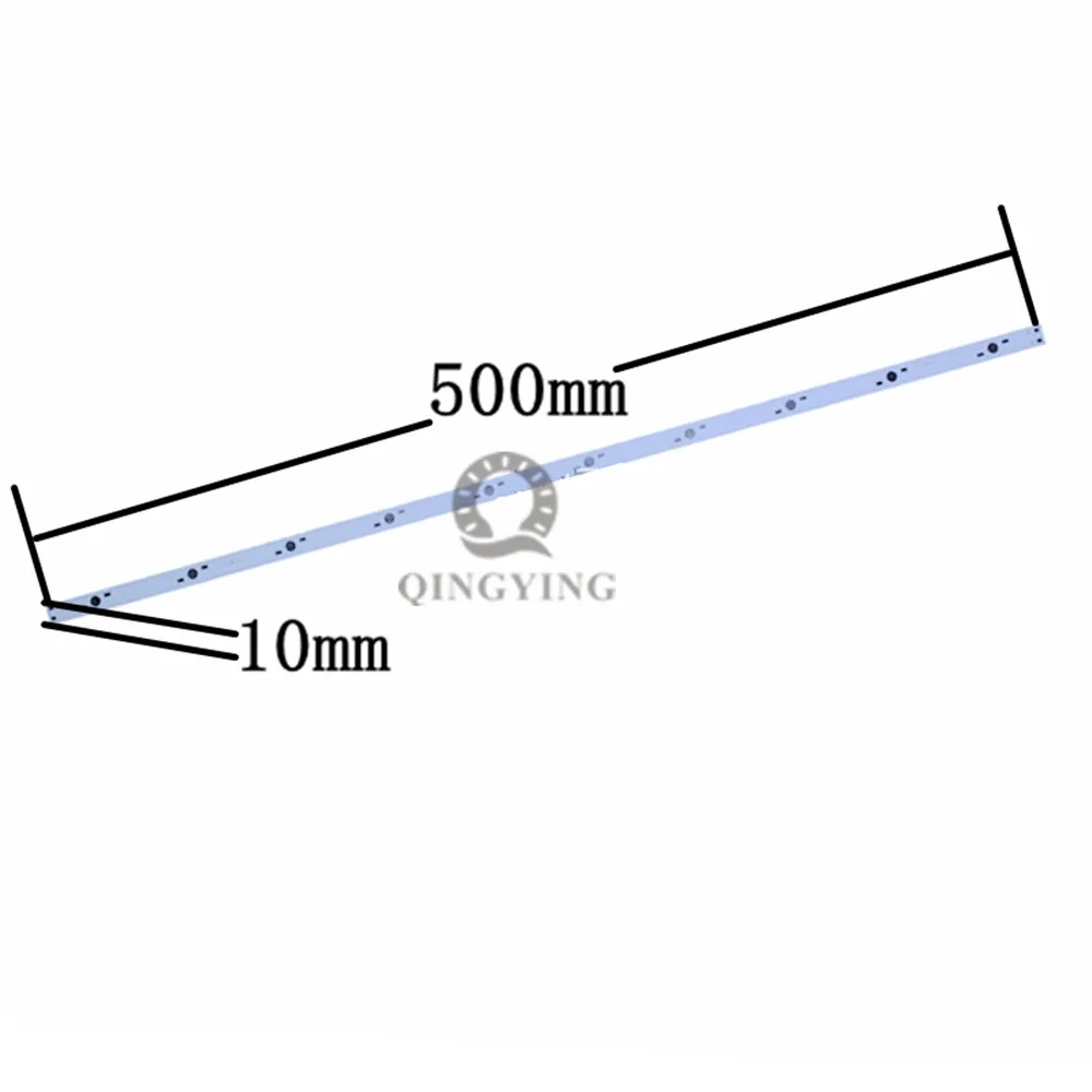 LED PCB L:468-500MM Aluminum plate 1/3/5W high Power leds installed Light Board Heatsink Hydroponics Aquarium Tube Grow light DI