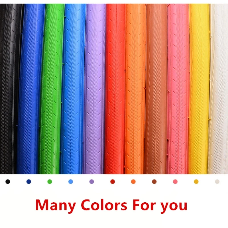 Fixed Gear Single Speed Bicycle Tire 700C 23C Colorful Road Bike PSI 110 Durable Mute Cycling Parts