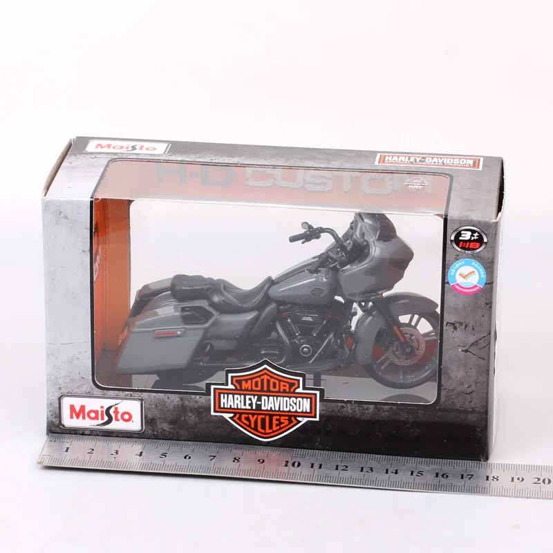 1:18 Scale Maisto 2018 HD CVO Road Glide Custom Tour Riders Bike Diecast Motorcycle Vehicle Toy Motorbike Model Kids Hobby Gift