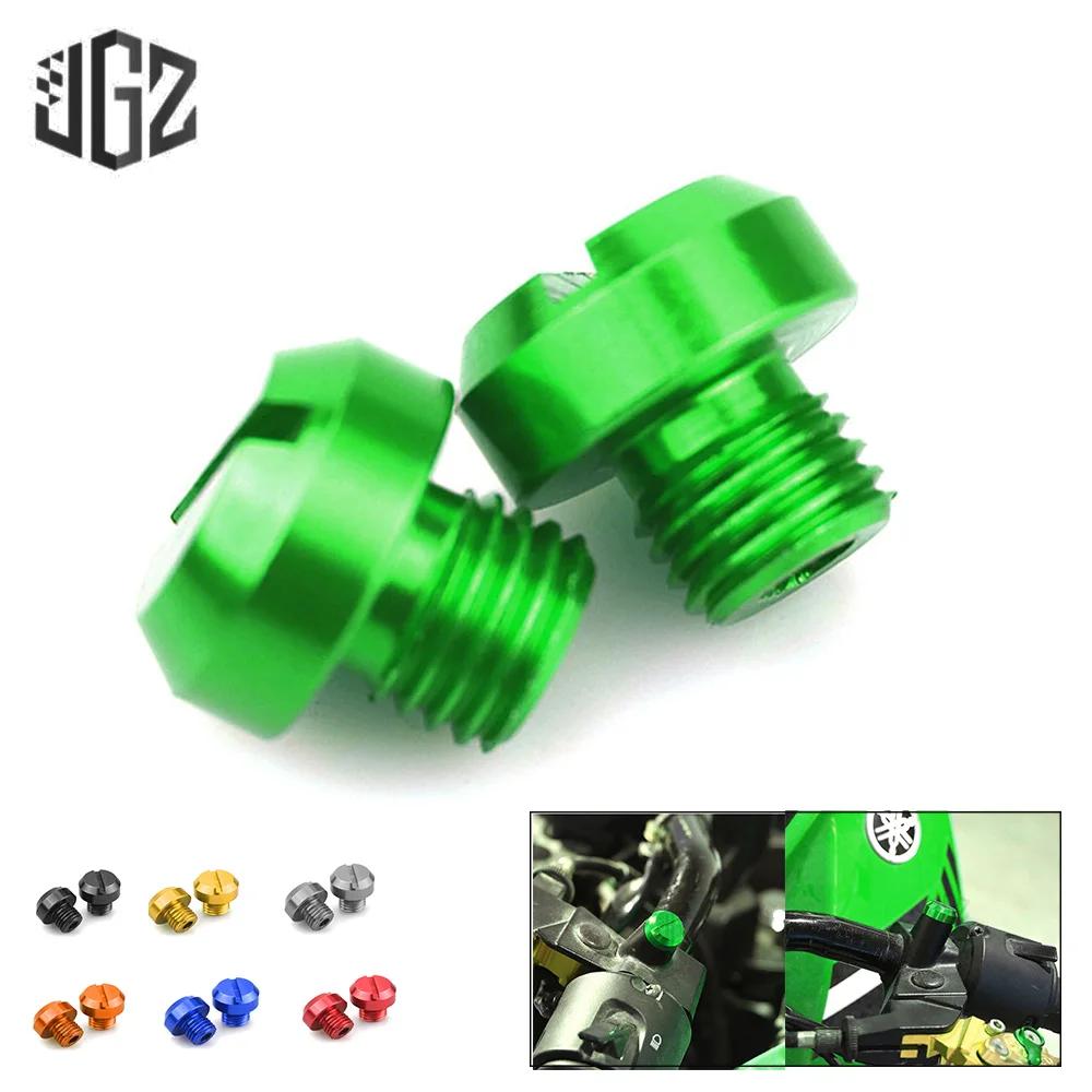 3 sztuk M10 * 1.25 dla Kawasaki Z650 Z750 Z800 Z900 Z1000 lusterka otwór śruby motocyklowe CNC czapki zamontować śruby pokrywa akcesoria