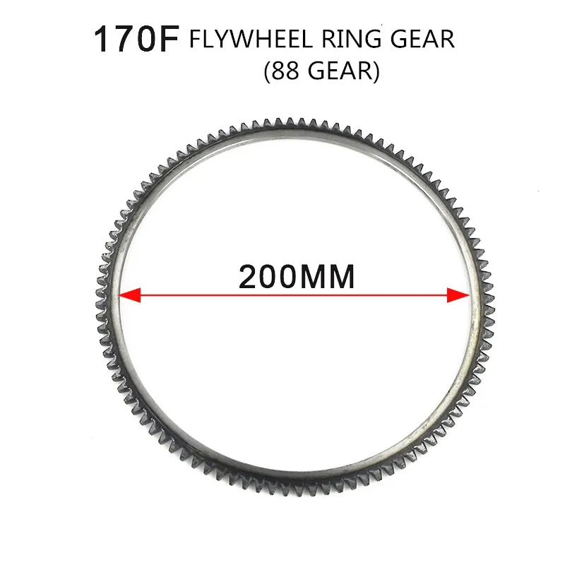 FLYWHEEL RING GEAR FOR 170F 178F 186F 186FA 2KW 3KW 5KW KIPOR KDE6500 KDE6700T diesel generator parts