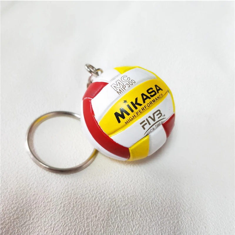 V200w Volleyball Keychain Sport Key Chain Car Bag Ball Volleyball Key Ring Holder Volleyball Gifts For Players Keyring Keychains