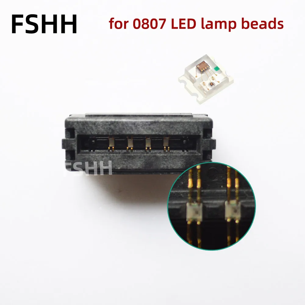 

0807 LED lamp bead test socket 0807 test fixture LED diode test fixture test socket