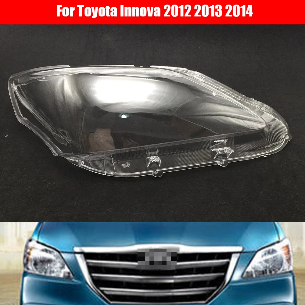 

Car Headlight Lens For Toyota Innova 2012 2013 2014 Headlamp Cover Replacement Auto Shell Cover