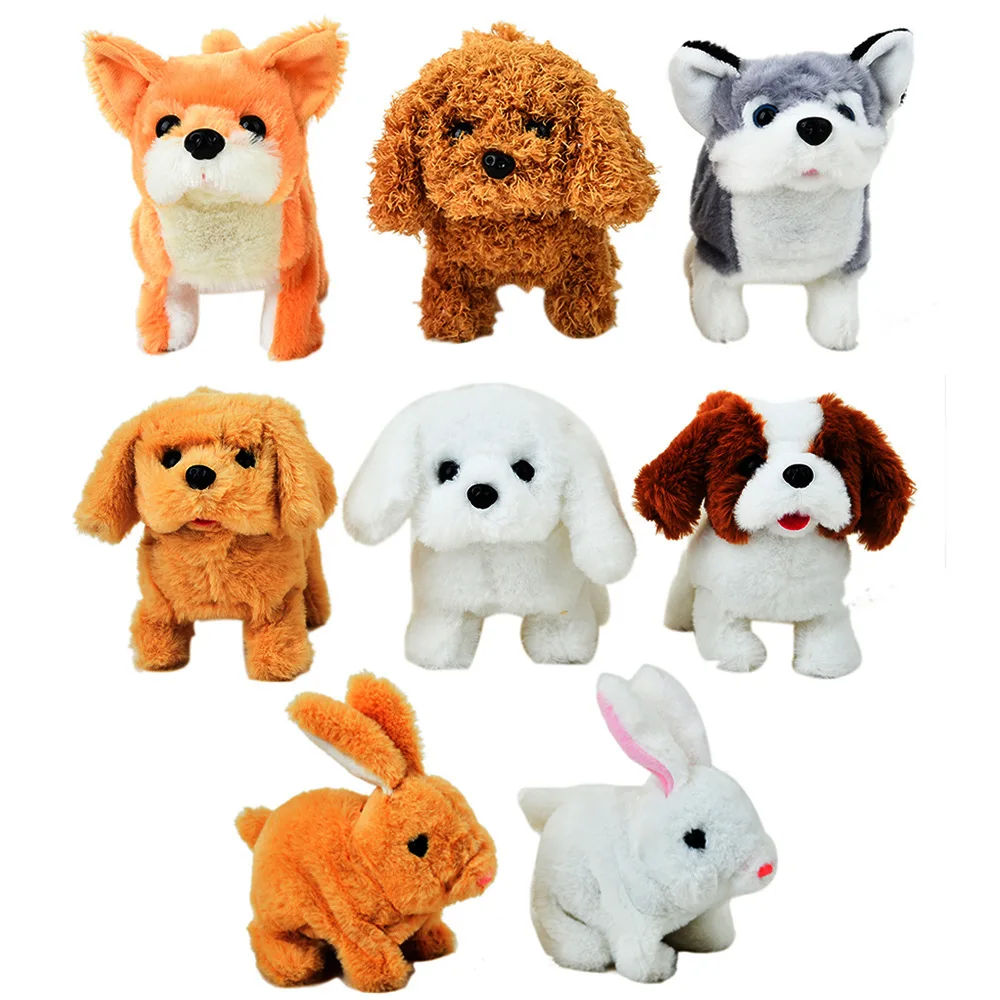 Electronic Toys Children's Plush Electric Toy Teddy Electric Puppy Husky Will Be Called Walking Cute Furry Toy