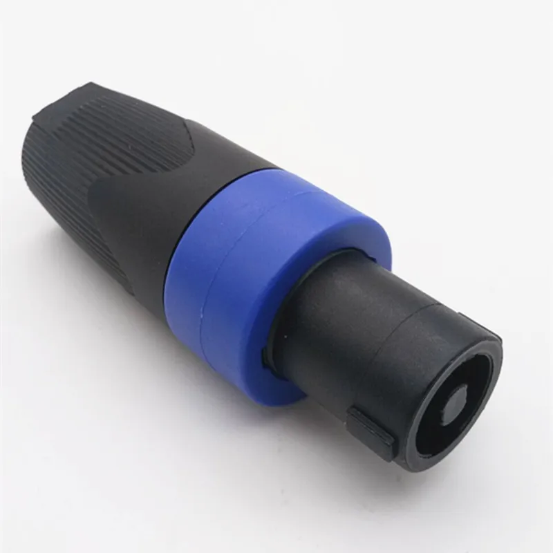 good quality Speaker Connector 4Pin Speaker Powercon NL4FC 4 Pole Speakon Plug Male Professional audio power aviation plug Blue