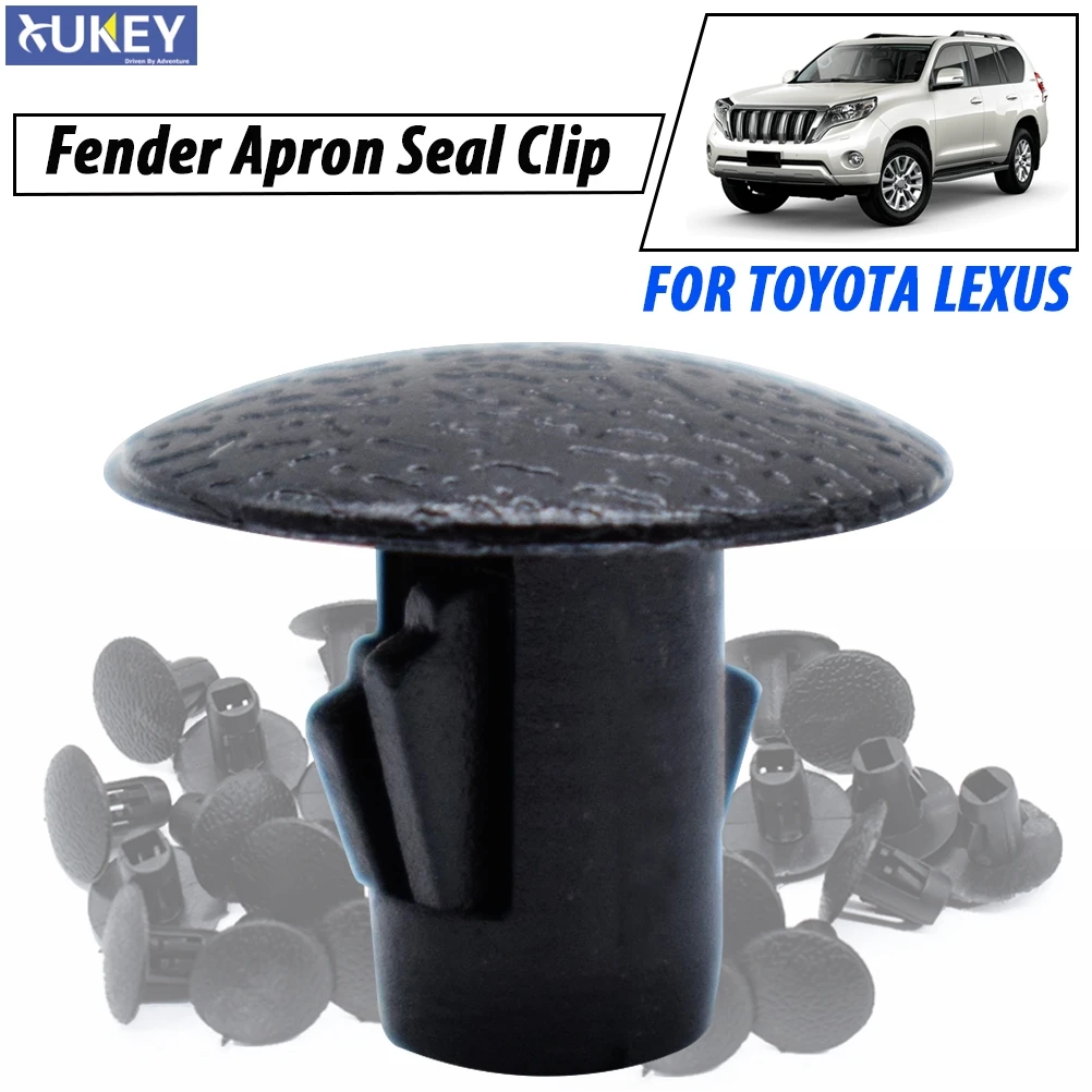 Splash Seals Apron Cover Clips Liners Skirt Retaining Clip For Toyota RAV4 Sequoia Tacoma T100 Lexus GX460 GX470 OE# 9046710186