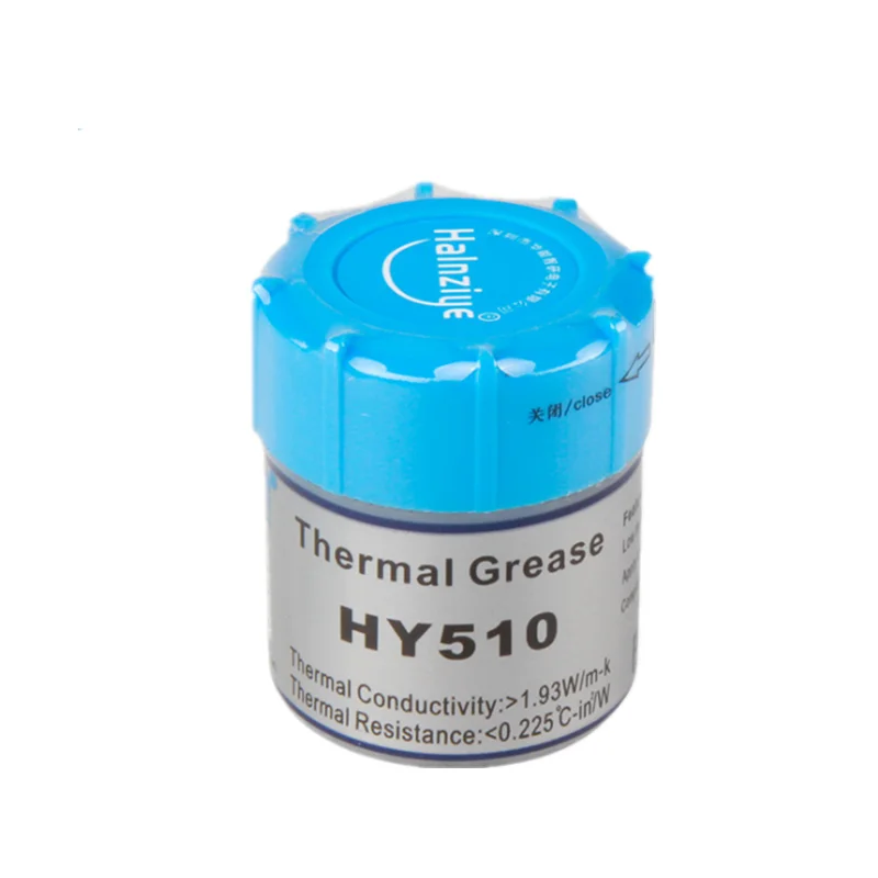 10PCS HY510 10g / PCS silicone heat conduction paste conductive grease radiator for CPU GPU chipset notebook computer